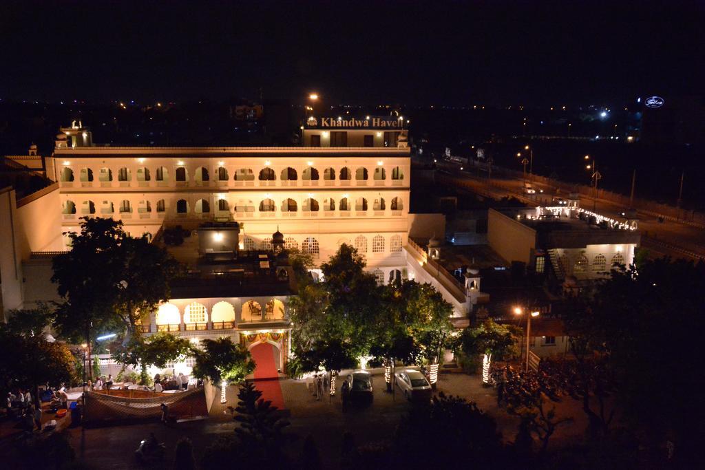 Heritage Khandwa Haveli Hotel Jaipur Bagian luar foto