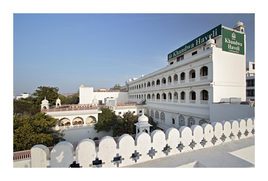 Heritage Khandwa Haveli Hotel Jaipur Bagian luar foto