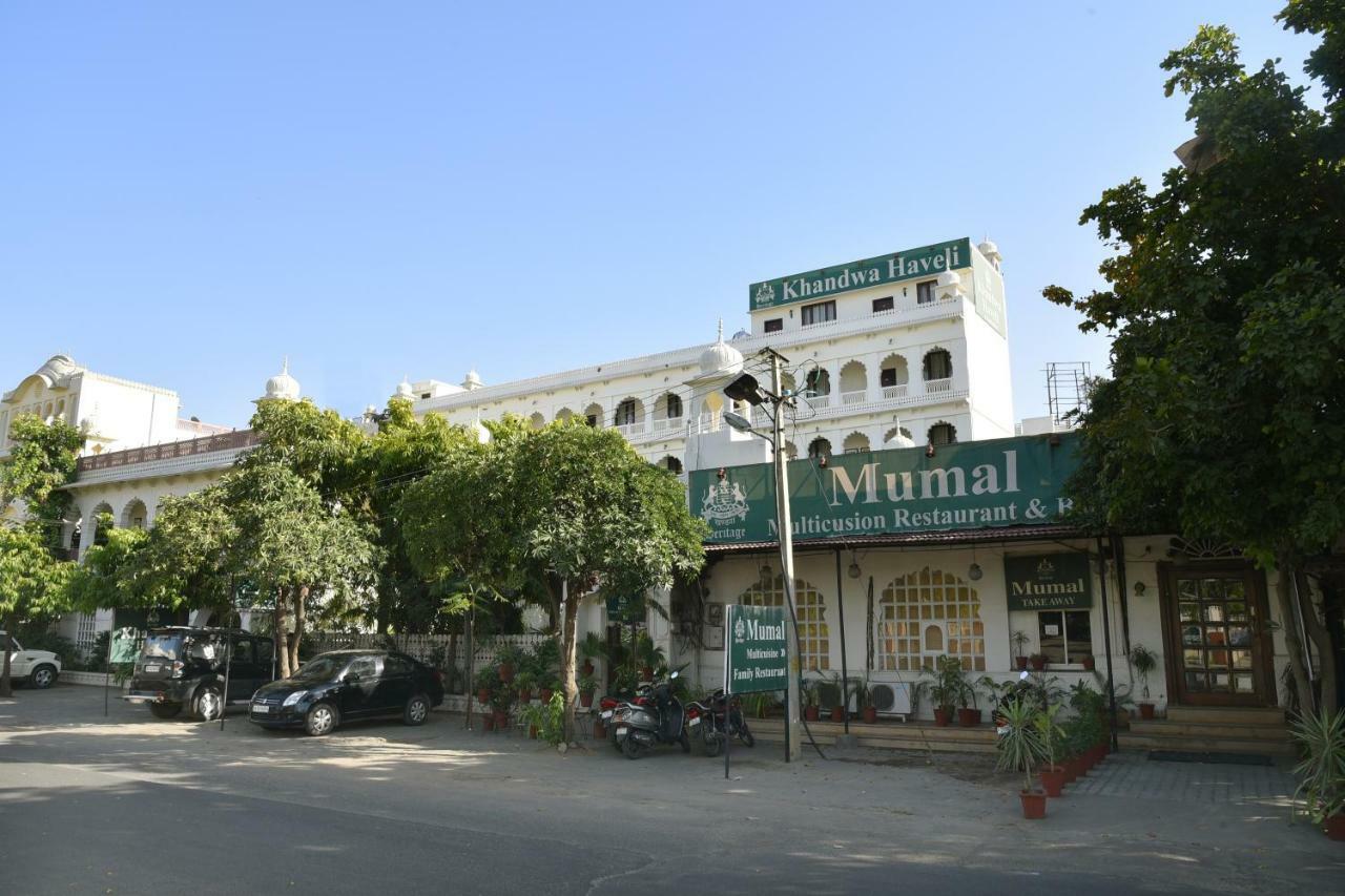 Heritage Khandwa Haveli Hotel Jaipur Bagian luar foto