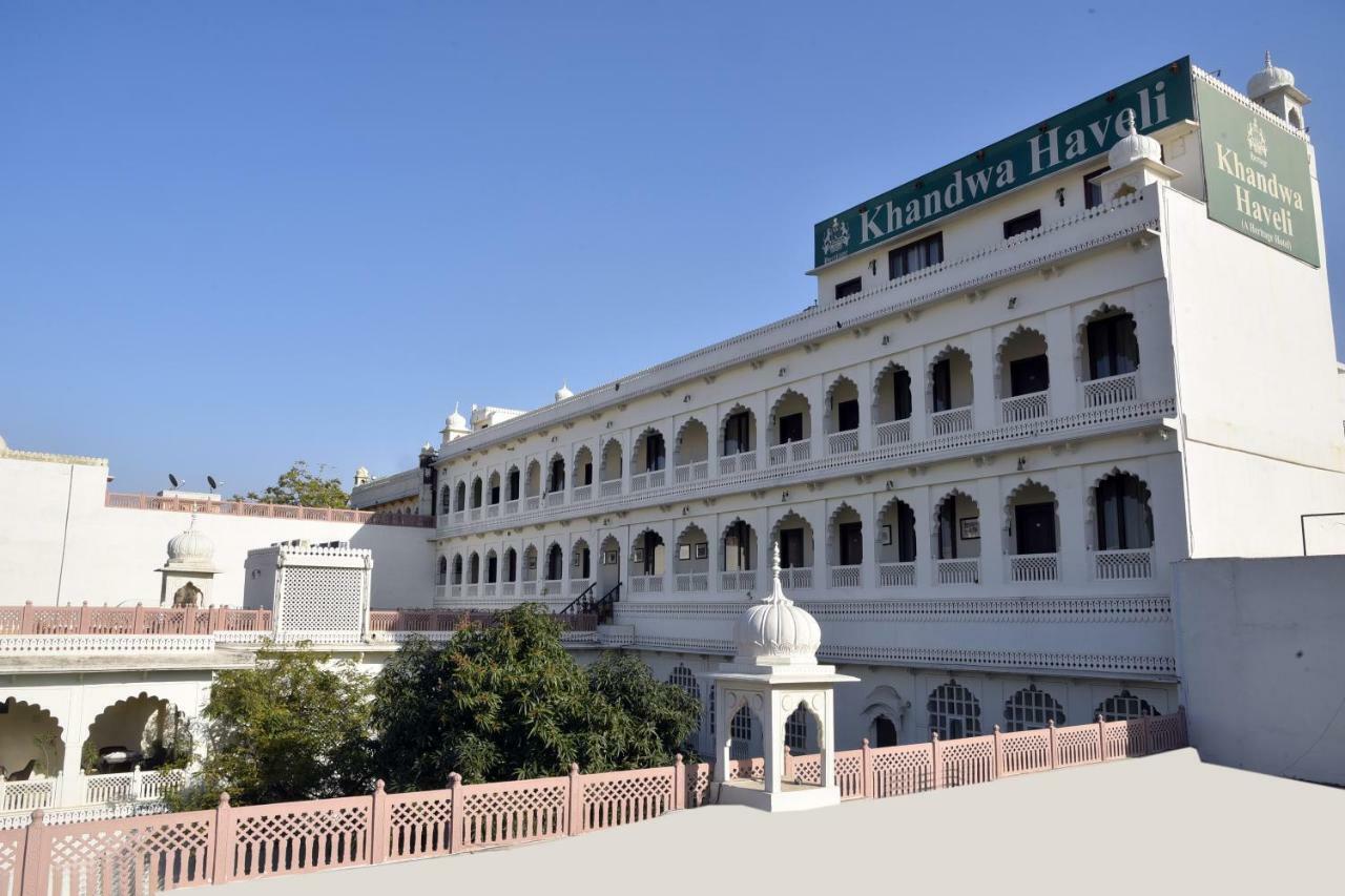 Heritage Khandwa Haveli Hotel Jaipur Bagian luar foto